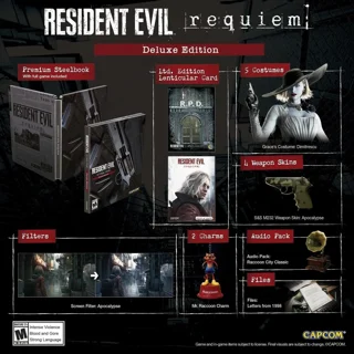 محتویات نسخه Deluxe دیسک Resident Evil Requiem شامل آیتم‌های اضافی