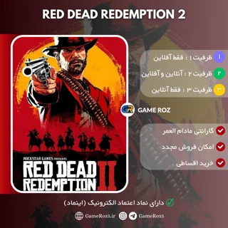 اکانت قانونی Red Dead Redemption 2 برای PS4 و PS5