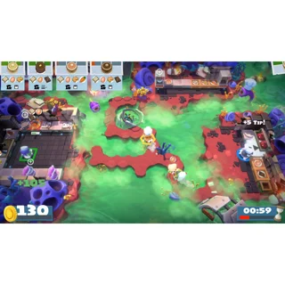 مراحل آشپزی در بازی Overcooked! All You Can Eat